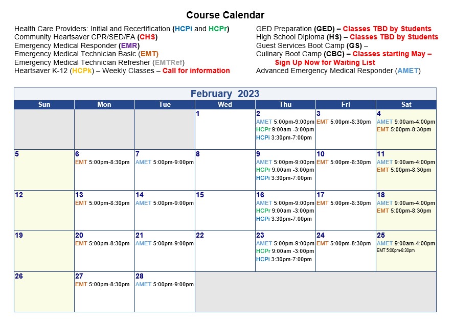 February 2023 Calendar