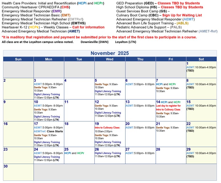November Calendar 2025Updated