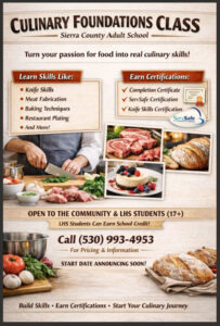 Culinary Foundation Class Banner