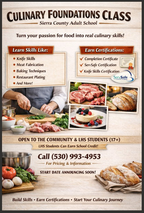 Culinary Foundation Class Banner