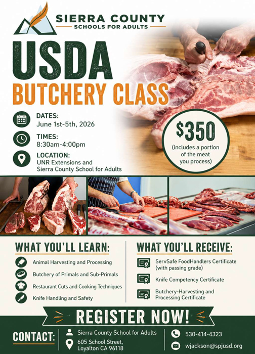 Harvesting Marketing Flyer