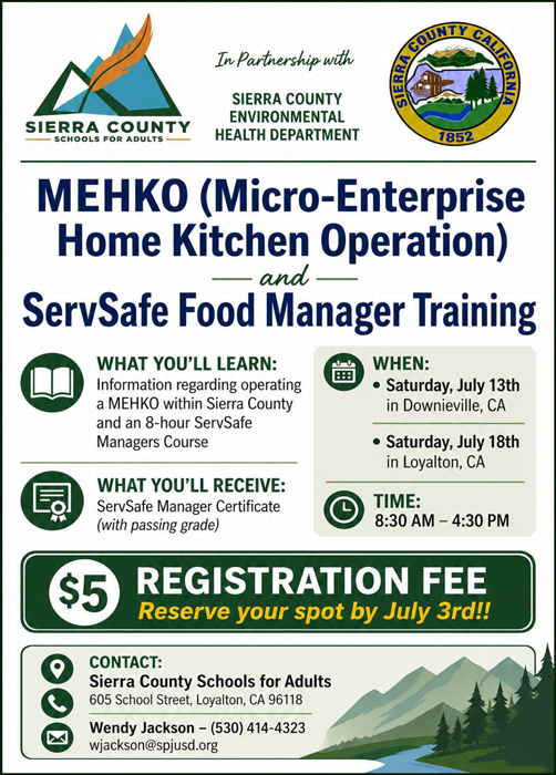 MEHKO Advertisement
