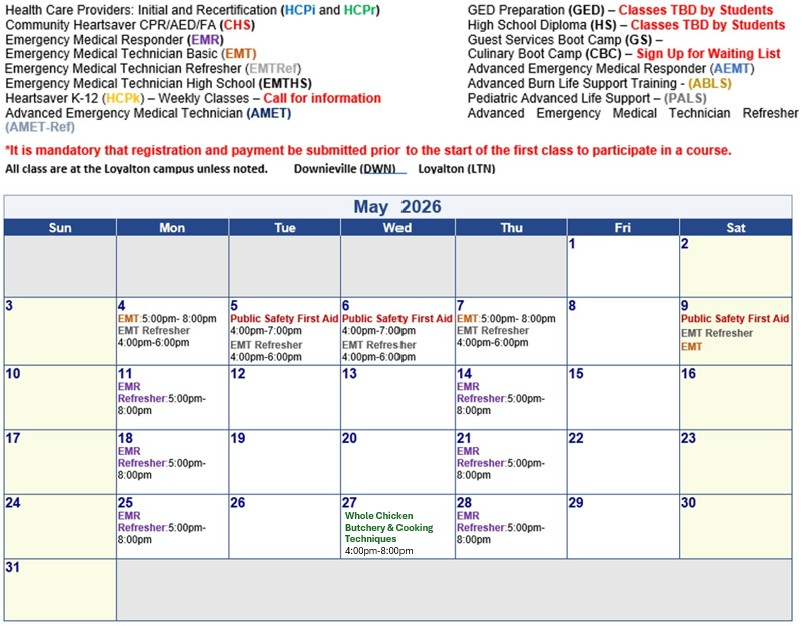May 2026 Calendar